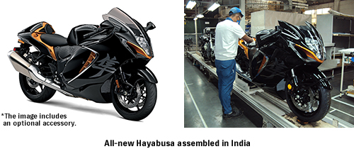 All-new Hayabusa assembled in India