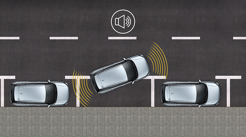 Across-front-and-rear-parking-sensor-warning-illustration