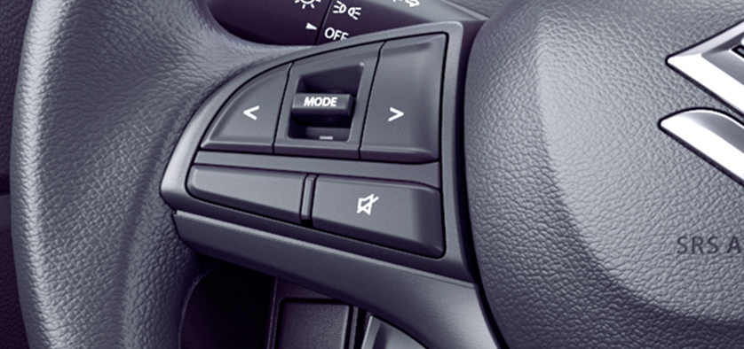 Alto steering mounted audio control switches