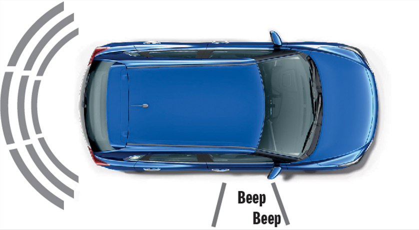 Baleno-rear-parking-sensor-system-explanation