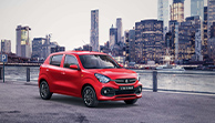 Red-Suzuki-Celerio-parking-near-the-river