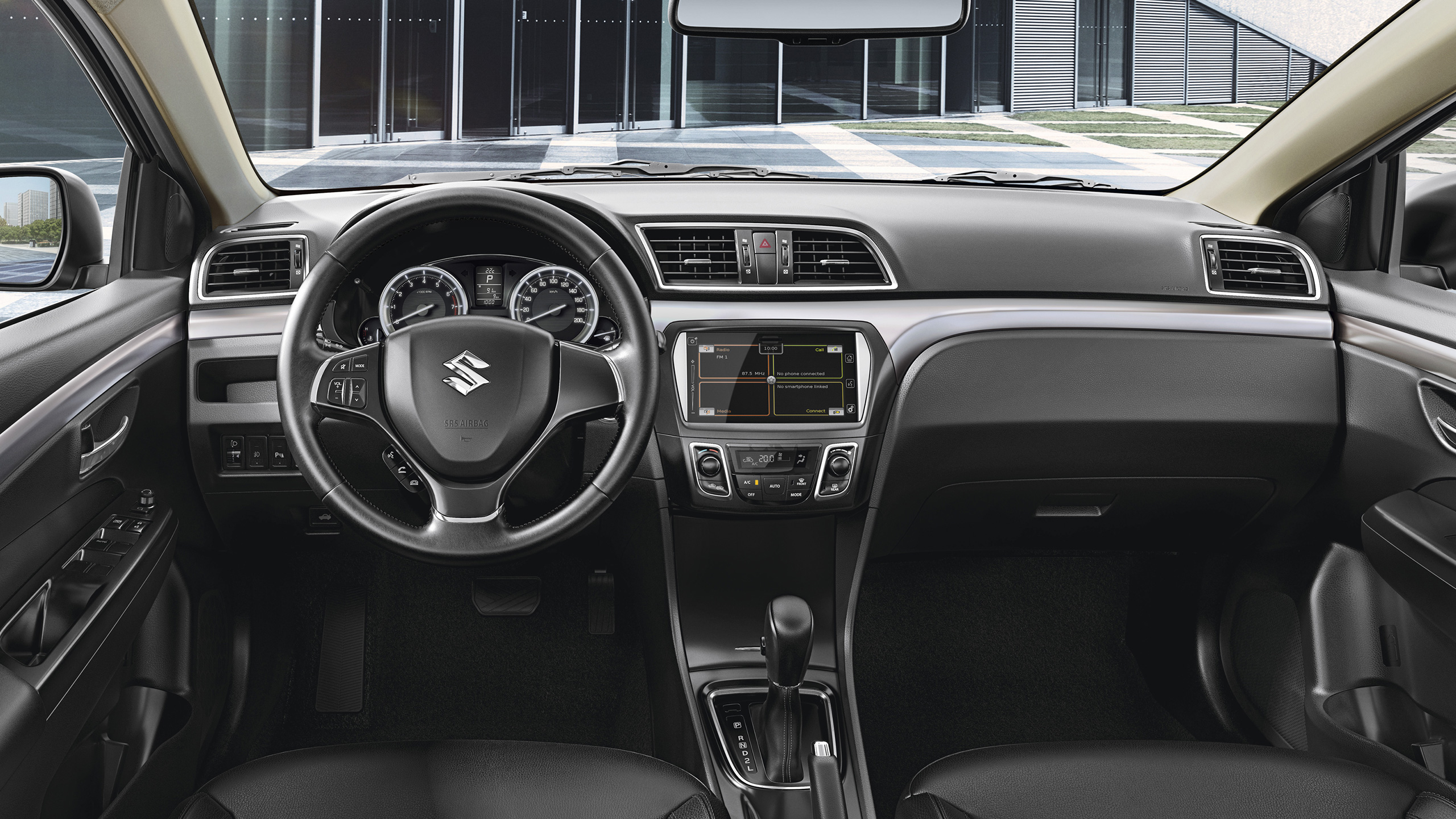 Maruti Suzuki Ciaz Facelift Cabin Revealed In New Spy Shots