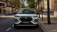 Suzuki-Fronx-parking-in-city-front-view