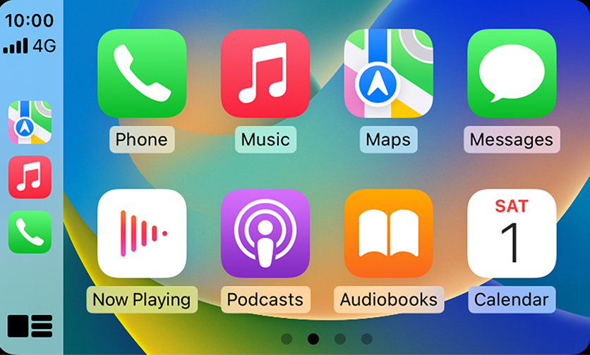 Apple CarPlay home screen