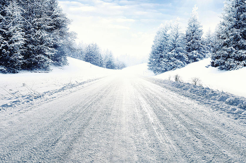 Snowy road