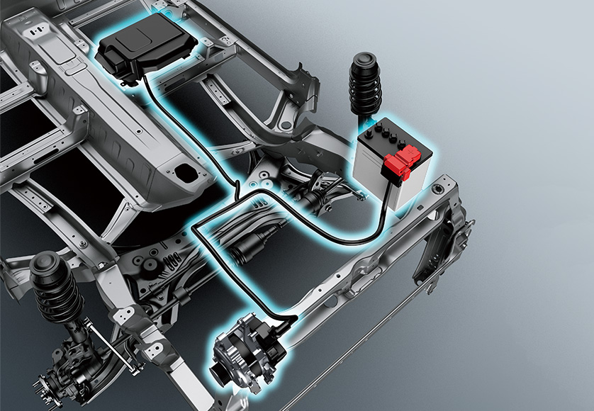 Ignis-chassis-and-engine-showing-SHVS-mild-hybrid-system