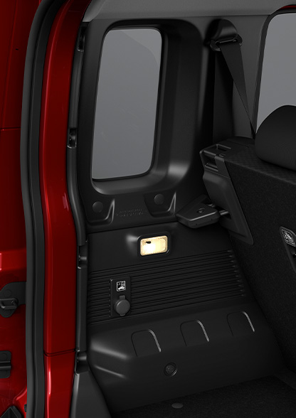 Jimny-5door-luggage-area-with-folded-seat Jimny-5door-side-mounted-lamp-and-accessory-socket