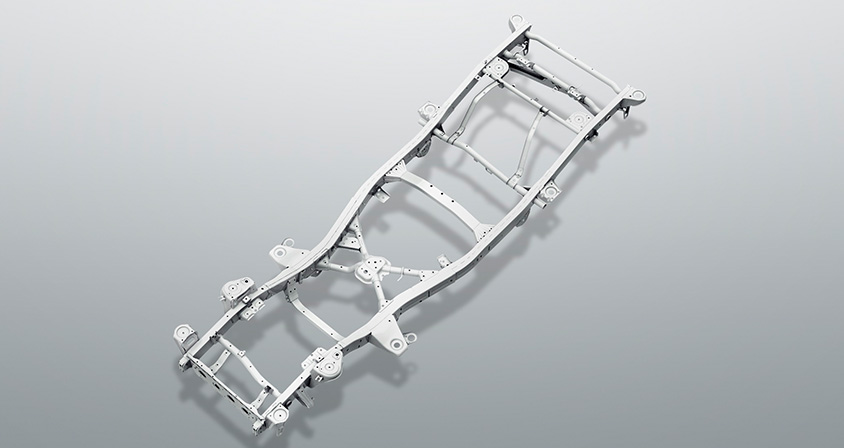 Jimny-5door-laddar-frame