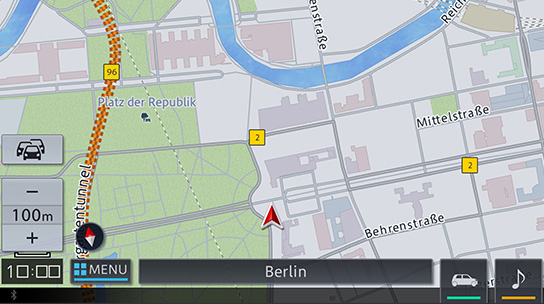 Swift-display-aodio-screen-navi