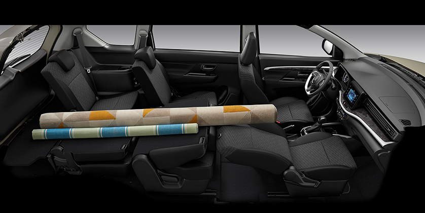 Suzuki-XL7-seat-arrange-luggage-carpet-inside