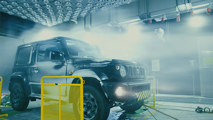 Climatic wind tunnel testing