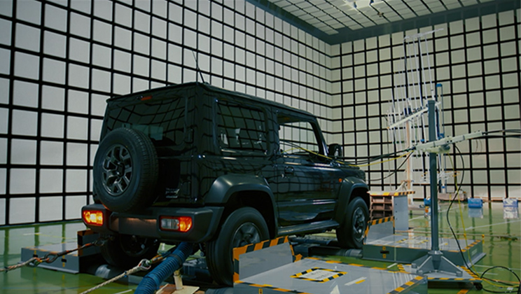 Anechoic chamber testing