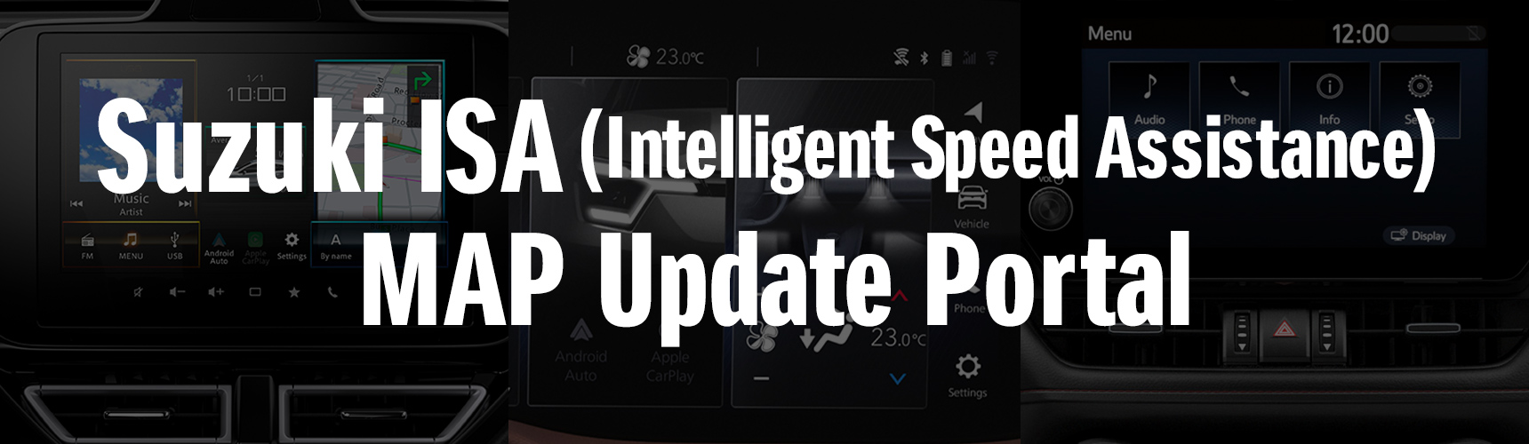 Suzuki ISA (Intelligent Speed Assistance) MAP Update Portal