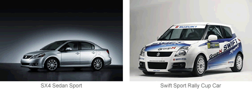 SX4 Sedan Sport  Swift Sport Rally Cup Car