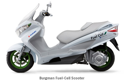 Burgman Fuel-Cell Scooter