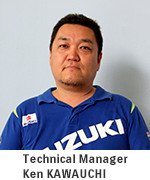 Technical Manager  Ken KAWAUCHI