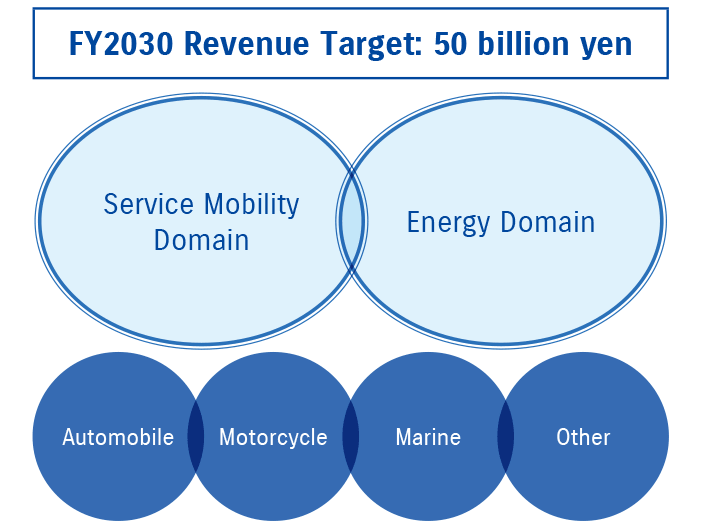FY2030 Revenue Target: 50 billion yen