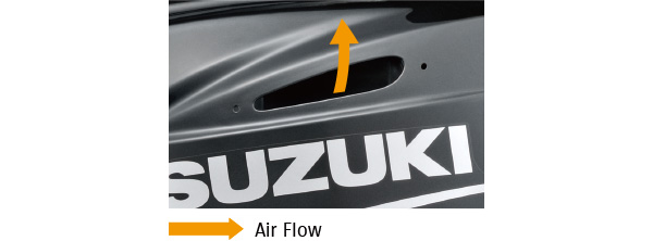 Diagram of Direct Intake And Engine Cover Ventilation