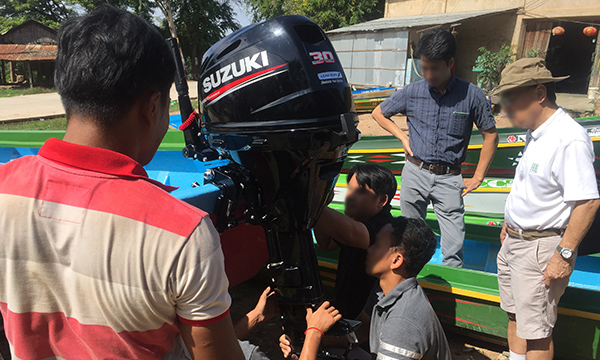 Picture of Suzuki Portable Outboard Motors to Improve Local Fishermen’s Performance①
