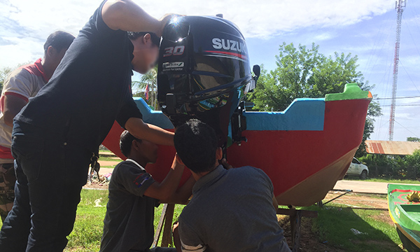 Picture of Suzuki Portable Outboard Motors to Improve Local Fishermen’s Performance②