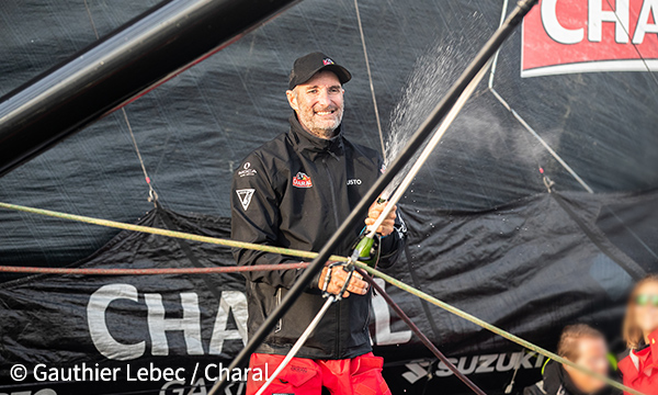 Picture of Jérémie Beyou’s Triumph in a French Sailing Race②