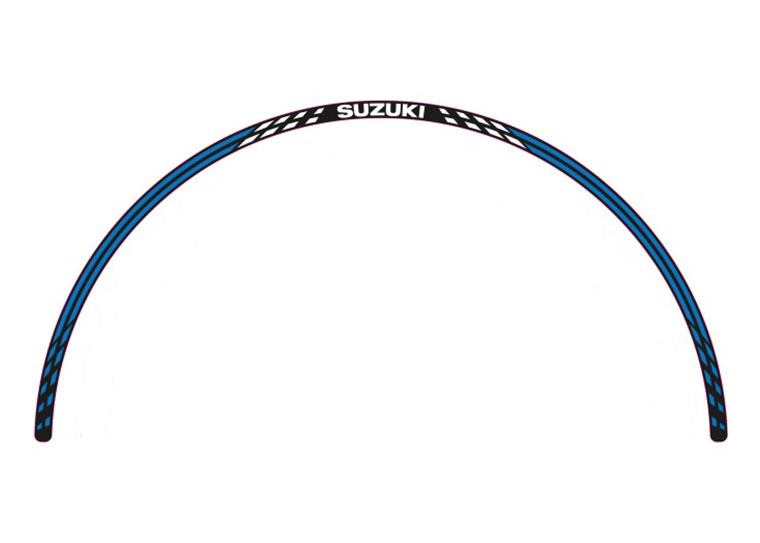 WHEEL DECAL FOR FRONT WHEEL (BLUE WHITE VERSION 2)