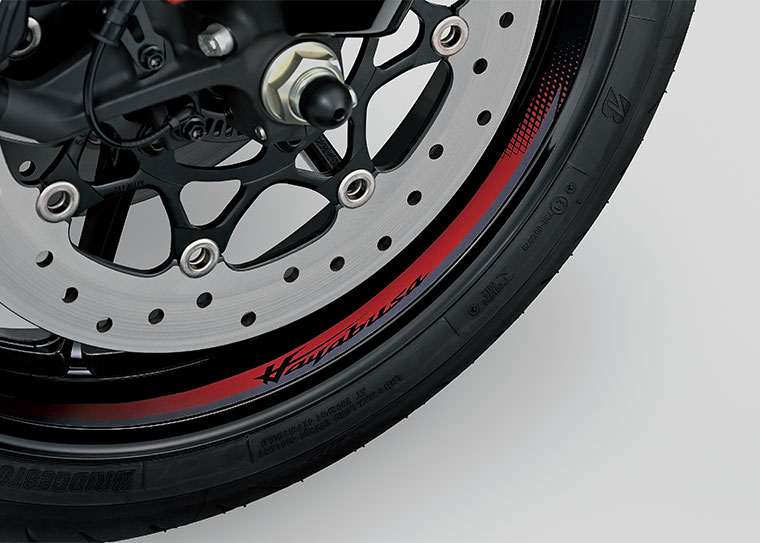 Hayabusa rim decal (Red)