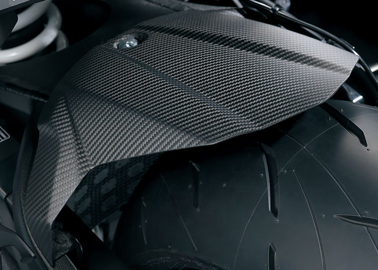 Carbon rear fender