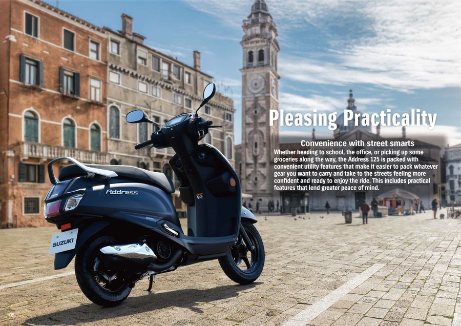 Address125_M6_Product_Information｜Suzuki