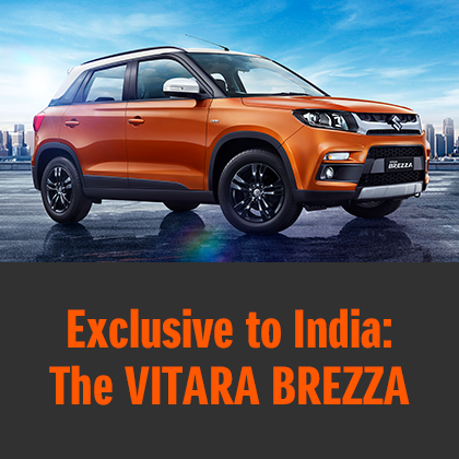 Exclusive to India: The VITARA BREZZA