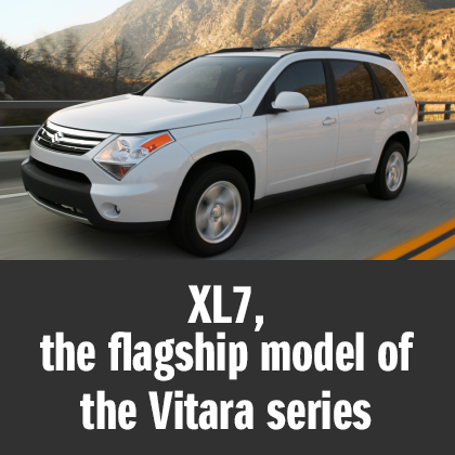 XL7, the flagship model of the Vitara series