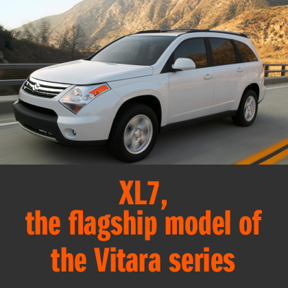 XL7, the flagship model of the Vitara series